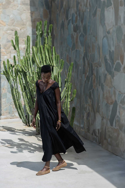 BLACK SUMMER DRESS